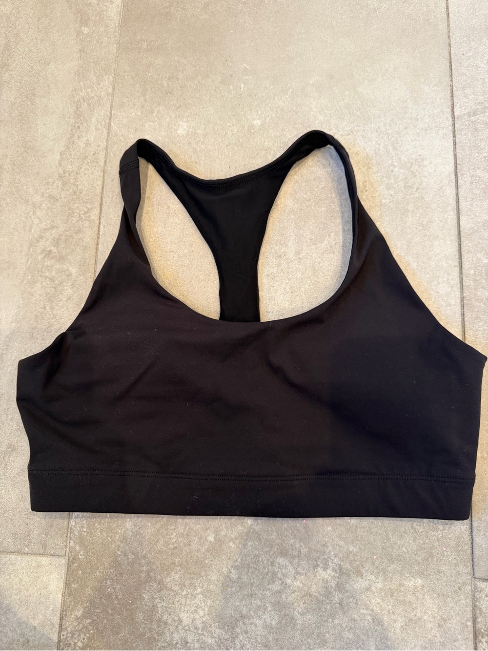 Outdoor voices Women's Black Racerback sports bra size s
